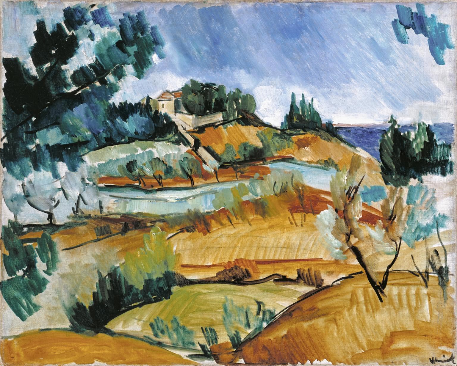 Landscape near Martigues by Maurice de Vlaminck